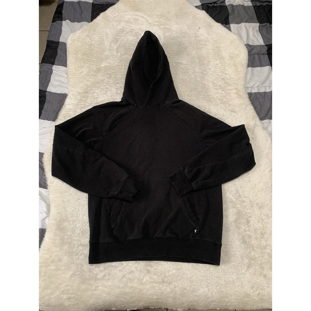 Paper‎ Planes Mens Black Hoodie Sweater Size small Pullover Long Sleeve